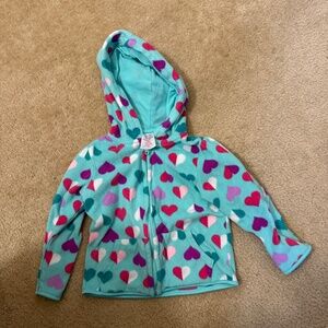 Girl’s hooded heart jacket